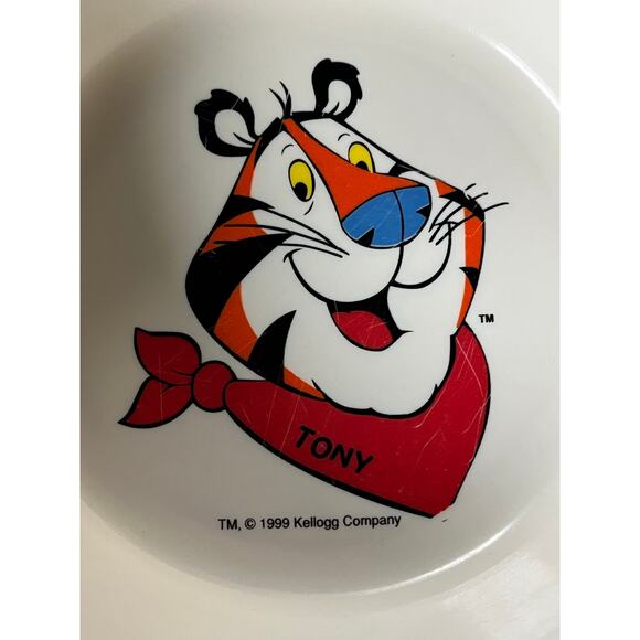 TONY THE TIGER Kellogg’s Frosted Flakes Cereal Bowl‎ vintage 1999 - Picture 5 of 5